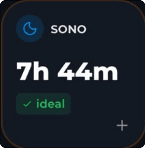 Sono: 7h 44m — ideal